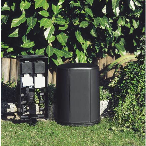 Oase Living Water Câbles & Rallonges InScenio FM-Master 3 - 1 prise normale & 3 télécommandées (+dimmer) - Multiprise de bassin et jardin de qualité - Oase 4010052558592 55859