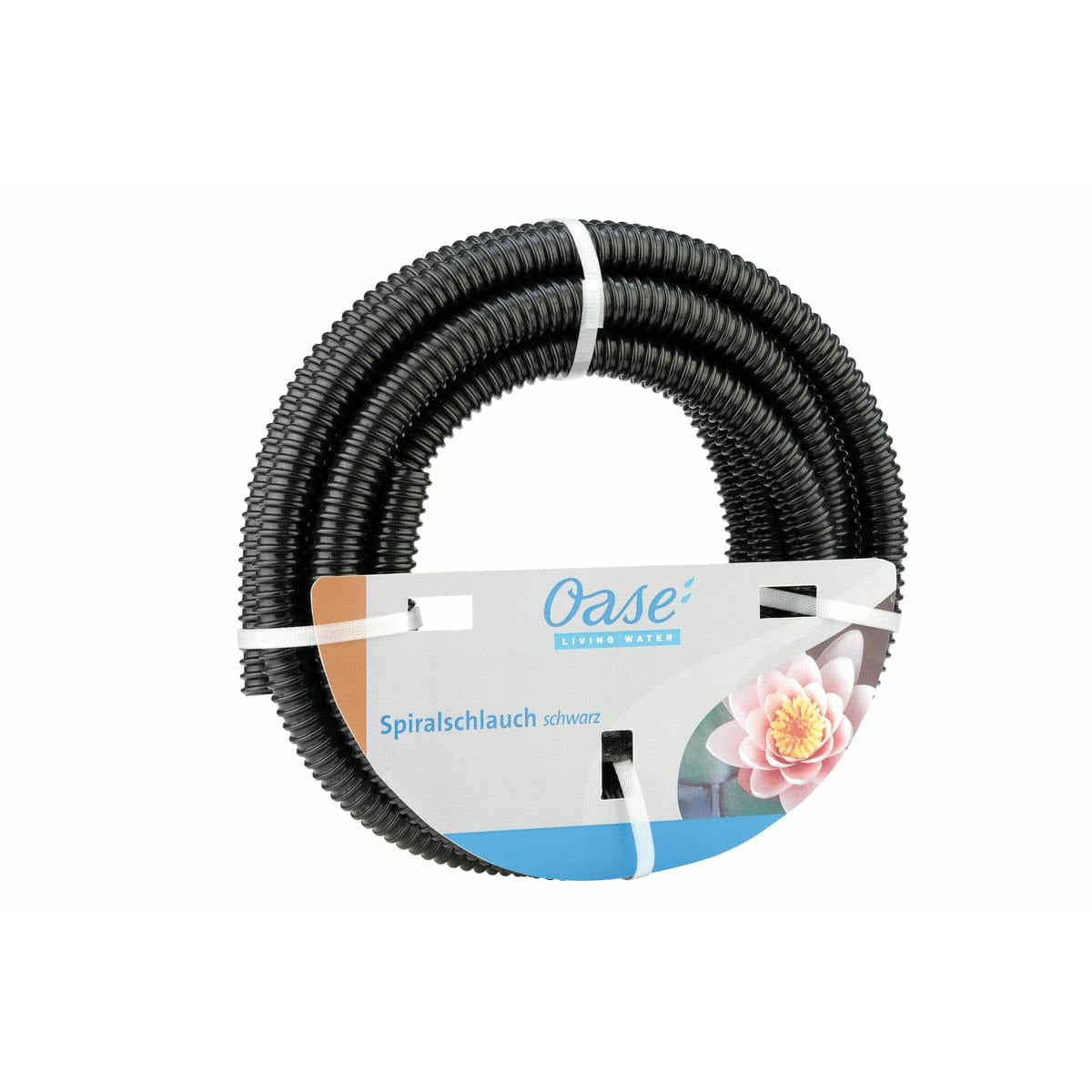 Oase Living Water Tuyau spiralé noir 25mm - 1" - En rouleau de 5M - Oase 57530