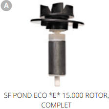 Superfish A. SF POND ECO *E* 15000 ROTOR COMPLET Pièces détachées pour Pond Eco Plus E 15000 07070450