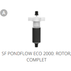 Superfish A. SF PONDFLOW ECO 2000: ROTOR COMPLET Pièces détachées pour Pond Flow Eco 2000 07060310