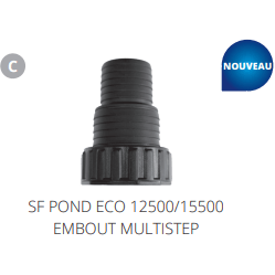 Superfish C. SF POND ECO 12500/15500 EMBOUT MULTISTEP Pièces détachées pour Pond Eco 12500 07070273