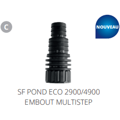 Superfish C. SF POND ECO 2900/4900 EMBOUT MULTISTEP Pièces détachées pour Pond Eco 2900 07070271