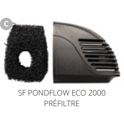 Superfish C. SF PONDFLOW ECO 2000 PRÉFILTRE Pièces détachées pour Pond Flow Eco 2000 07060350