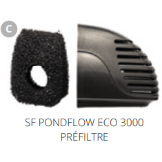 Superfish C. SF PONDFLOW ECO 3000 PRÉFILTRE Pièces détachées pour Pond Flow Eco 3000 07060355