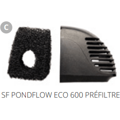 Superfish C. SF PONDFLOW ECO 600 PRÉFILTRE Pièces détachées pour Pond Flow Eco 600 07060343