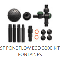 Superfish D. SF PONDFLOW ECO 3000 KIT FONTAINES Pièces détachées pour Pond Flow Eco 3000 07060375