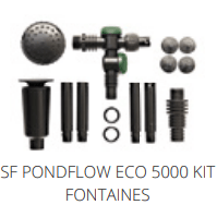 Superfish D.  SF PONDFLOW ECO 5000 KIT FONTAINES Pièces détachées pour Pond Flow Eco 5000 07060377