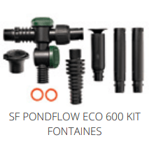 Superfish D. SF PONDFLOW ECO 600 KIT FONTAINES Pièces détachées pour Pond Flow Eco 600 07060363