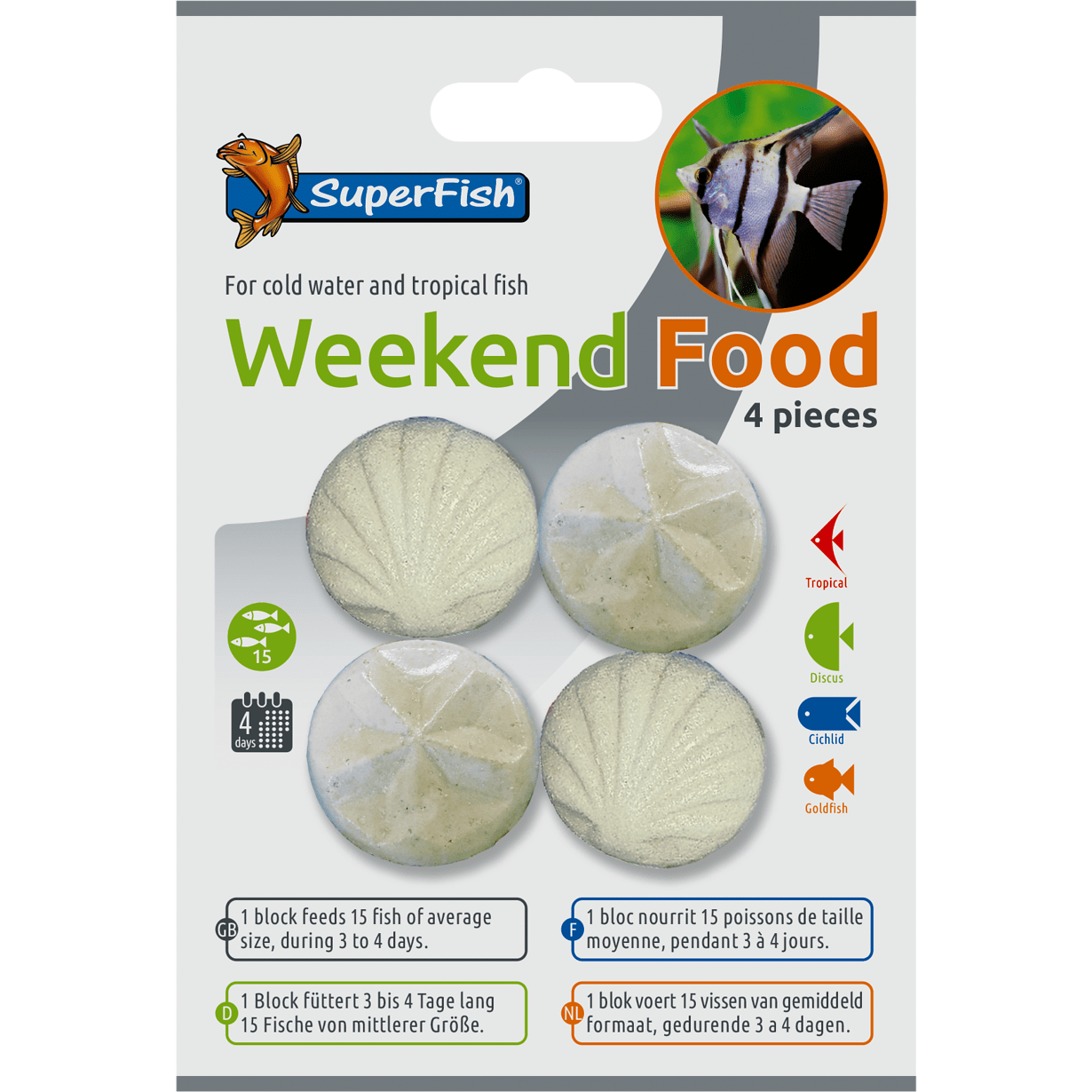 Superfish Pièces détachées Oase Weekend Food (4Pcs) - Distributeurs de nourriture pour poissons - Superfish 8715897239915 A3060005