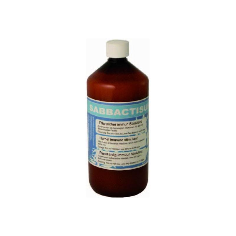 Aquaforte Soins des poissons Sabbactisun 1:20 - 500ML - Stimulant végétal de l'immunité de vos carpes koïs