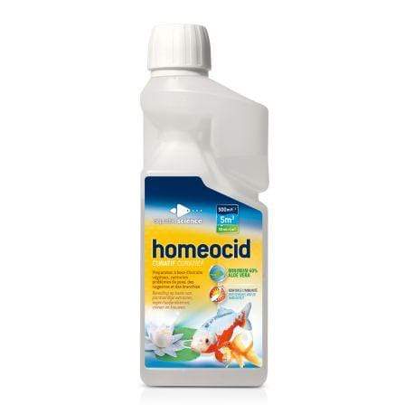 Aquatic Science Traitements Homeocid 5000 - Contre problème de peau, des nageoires et des branchies 5425009251430 MEDHOM005B