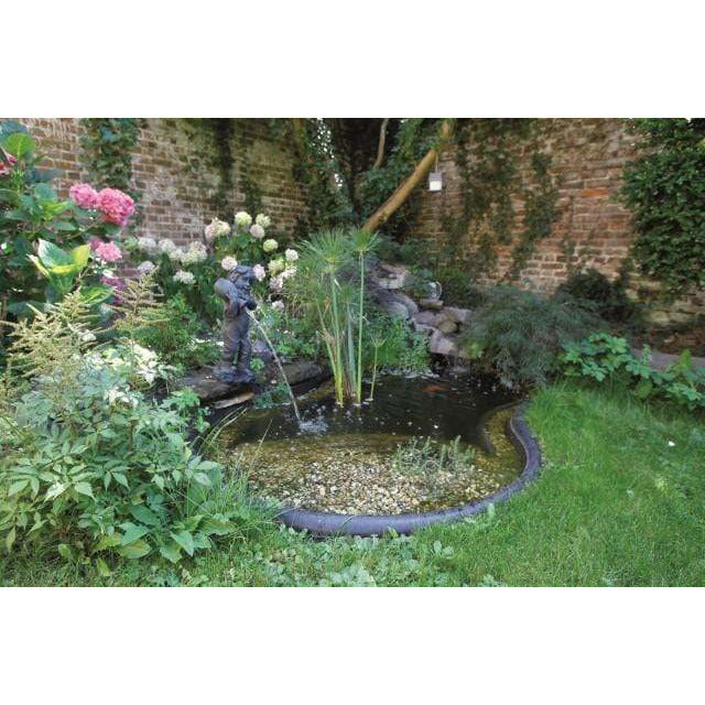 FOUDEBASSIN.COM UBBINK IRIS SI - bassin préformé - HDPE, surface 0,98 m², profondeur max 40 cm, volume d'eau 150 l - H40 x 120 x 90 cm 8711465310154 1311015