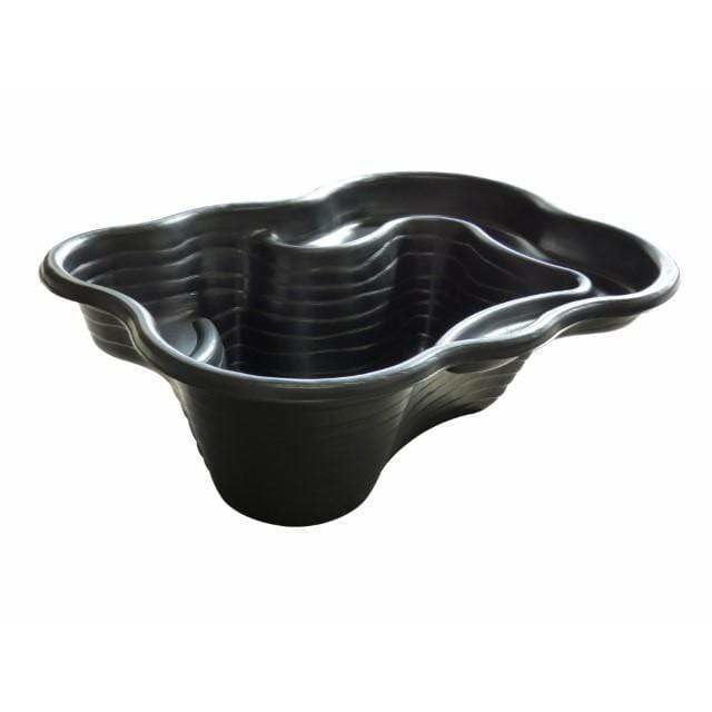 FOUDEBASSIN.COM UBBINK IRIS SI - bassin préformé - HDPE, surface 0,98 m², profondeur max 40 cm, volume d'eau 150 l - H40 x 120 x 90 cm 8711465310154 1311015