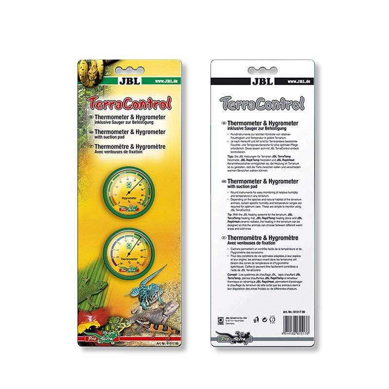 JBL Appareils de mesure JBL TERRACONTROL : HYGROMÈTRE + THERMOMETRE POUR TERRARIUM 4014162615176 6151700