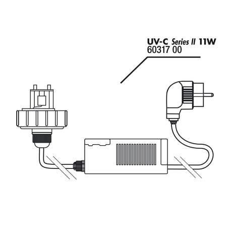 JBL Without Descri JBL Couvercle avec transformateur pour UV-C 11W 4014162603173 6031700