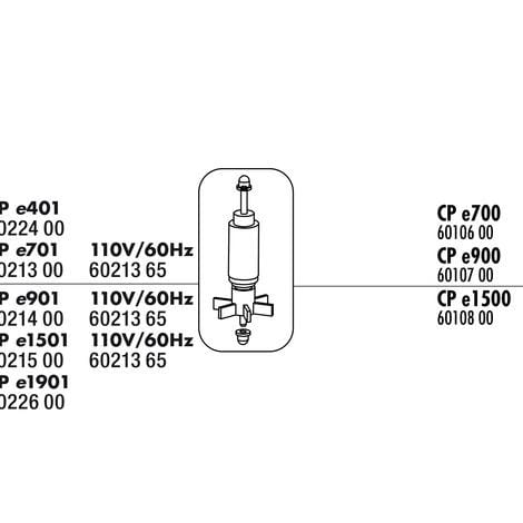 JBL CP e901.2 - Complete vervangingsrotorset voor JBL CristalProfi e buitenfilter