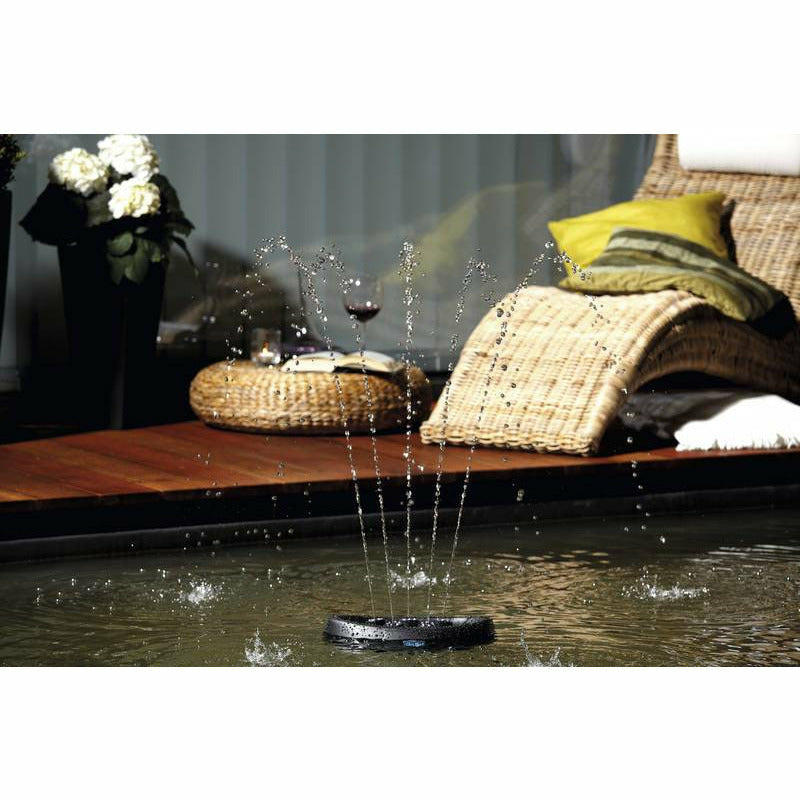 Oase Living Water Jeux d'eau WATER STARLET OASE JET D'EAU FLOTTANT - Jeu d'eau flottant LED autonome 4010052502144 50214