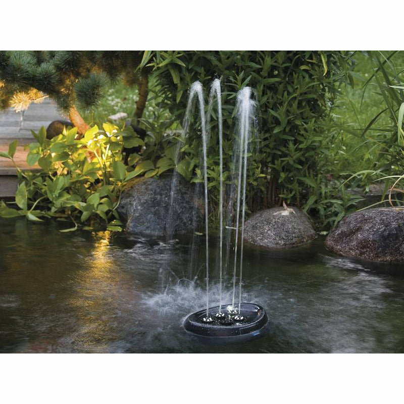 Oase Living Water Jeux d'eau WATER STARLET OASE JET D'EAU FLOTTANT - Jeu d'eau flottant LED autonome 4010052502144 50214