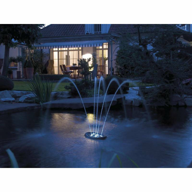 Oase Living Water Jeux d'eau WATER STARLET OASE JET D'EAU FLOTTANT - Jeu d'eau flottant LED autonome 4010052502144 50214