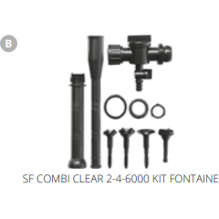 Superfish B. SF COMBI CLEAR 2-4-6000 KIT FONTAINE Pièces détachées pour Combi Clear 2000 8715897300059 06020770