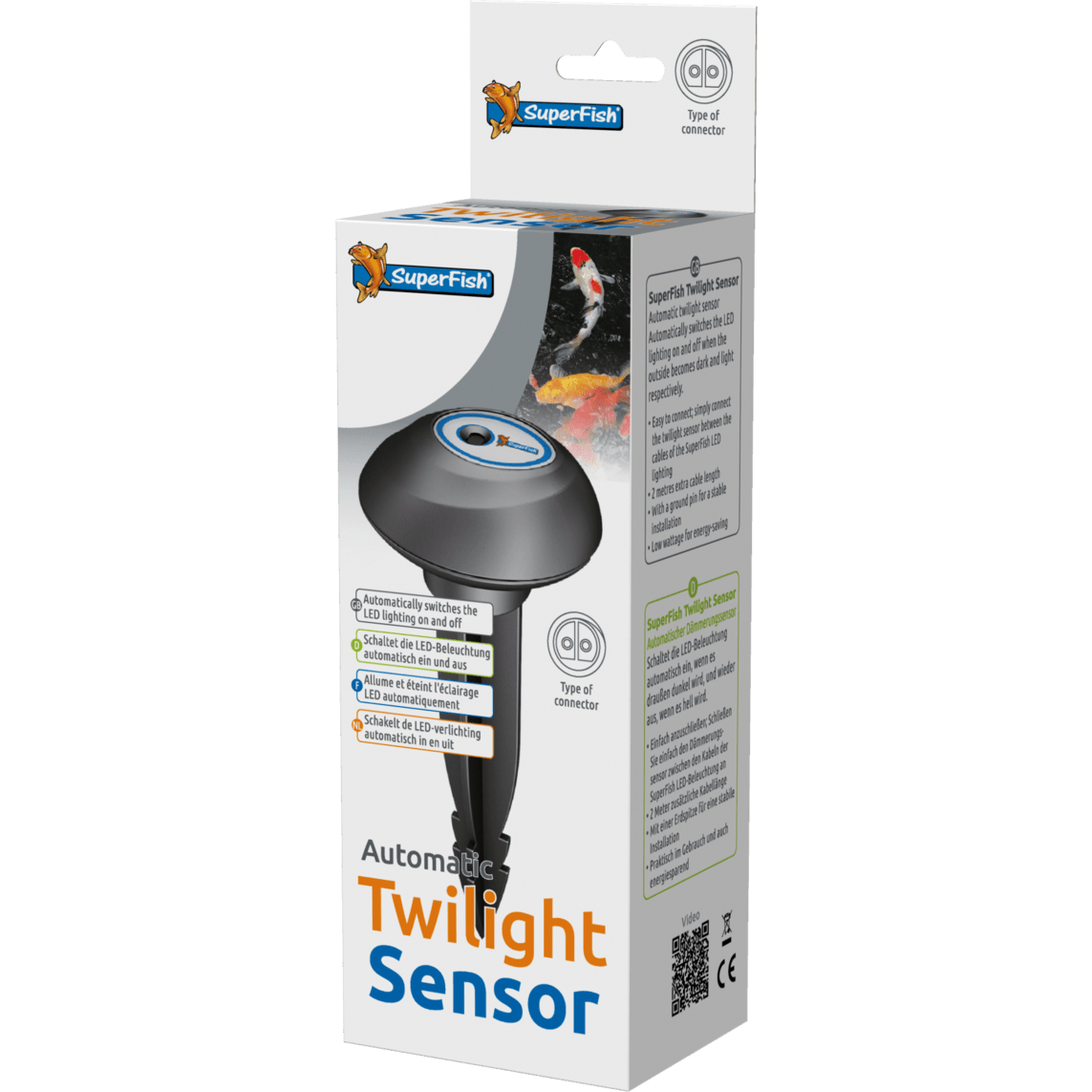 Superfish Electricité Capteur JOUR/NUIT Automatique - Twilight Automatic Sensor - Superfish 8715897244506 06070229