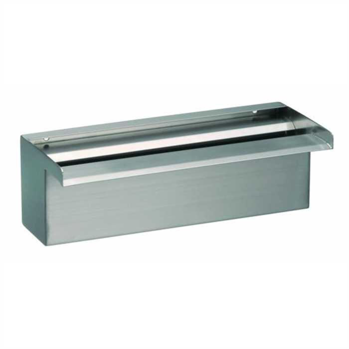 Ubbink Lames d'eau NIAGARA 30 Lame d'eau / Cascade - Inox 304, incl. connecteur 1" - H10 x 30 x 12,5 cm 8711465120852 1312085