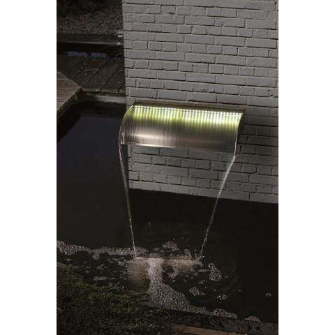 Ubbink Lames d'eau SET NEVADA 60 LED - cascade NEVADA 60 LED, 3900 l/h, conteneur 65l  Quadra I, tuyau 2m - für eine Einbauhöhe von max. 75 cm 8711465121125 1312112